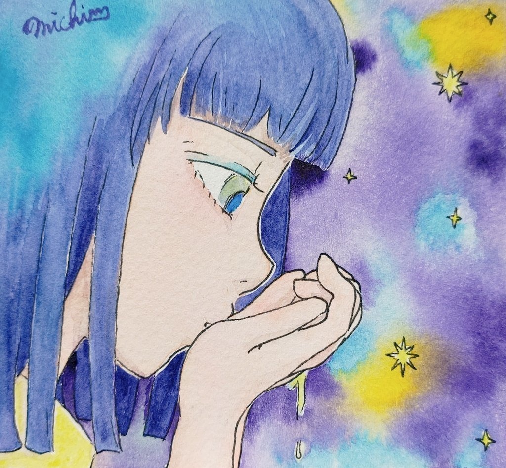 ノンフレーム作品「星を飲む」