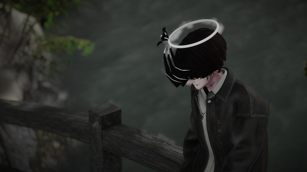 翼で目隠しができるヘイロー