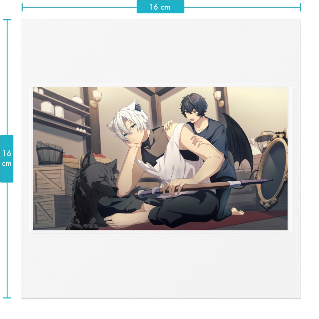 冬空龍司 【日常風景】 ステッカー