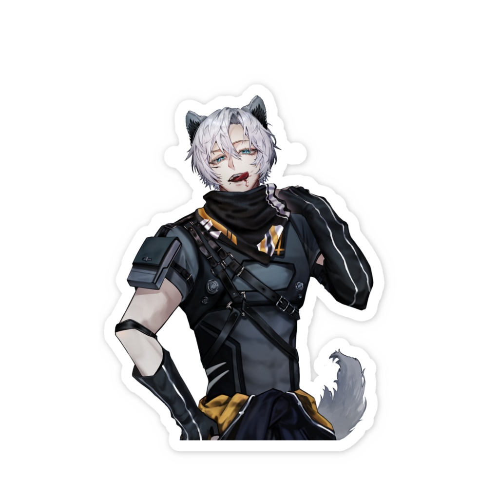 スマホステッカー 冬空龍司