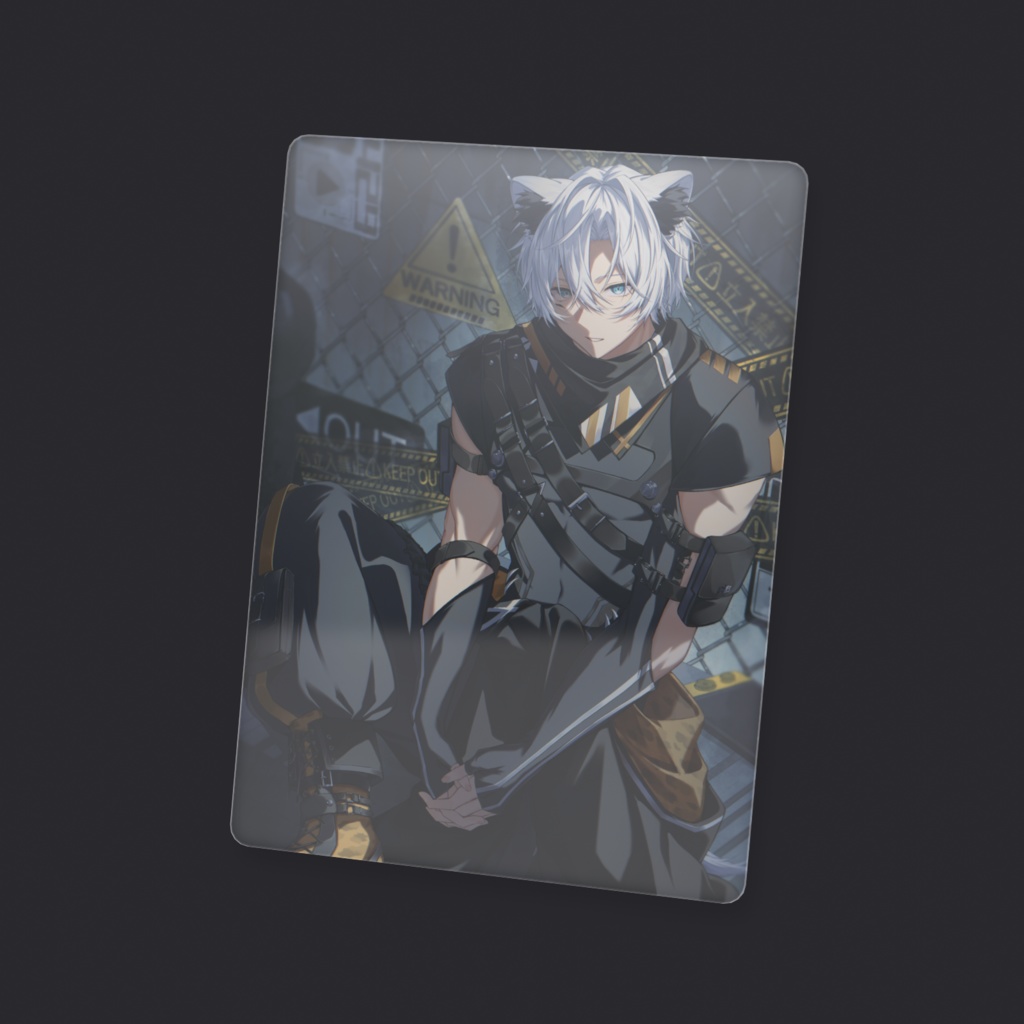 【冬空龍司 1周年記念グッズ ~期間限定販売~】 クリアカード