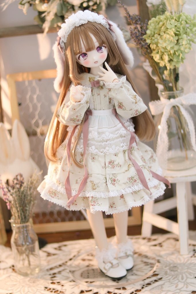 ロージーラビットワンピースセット(ピンク)