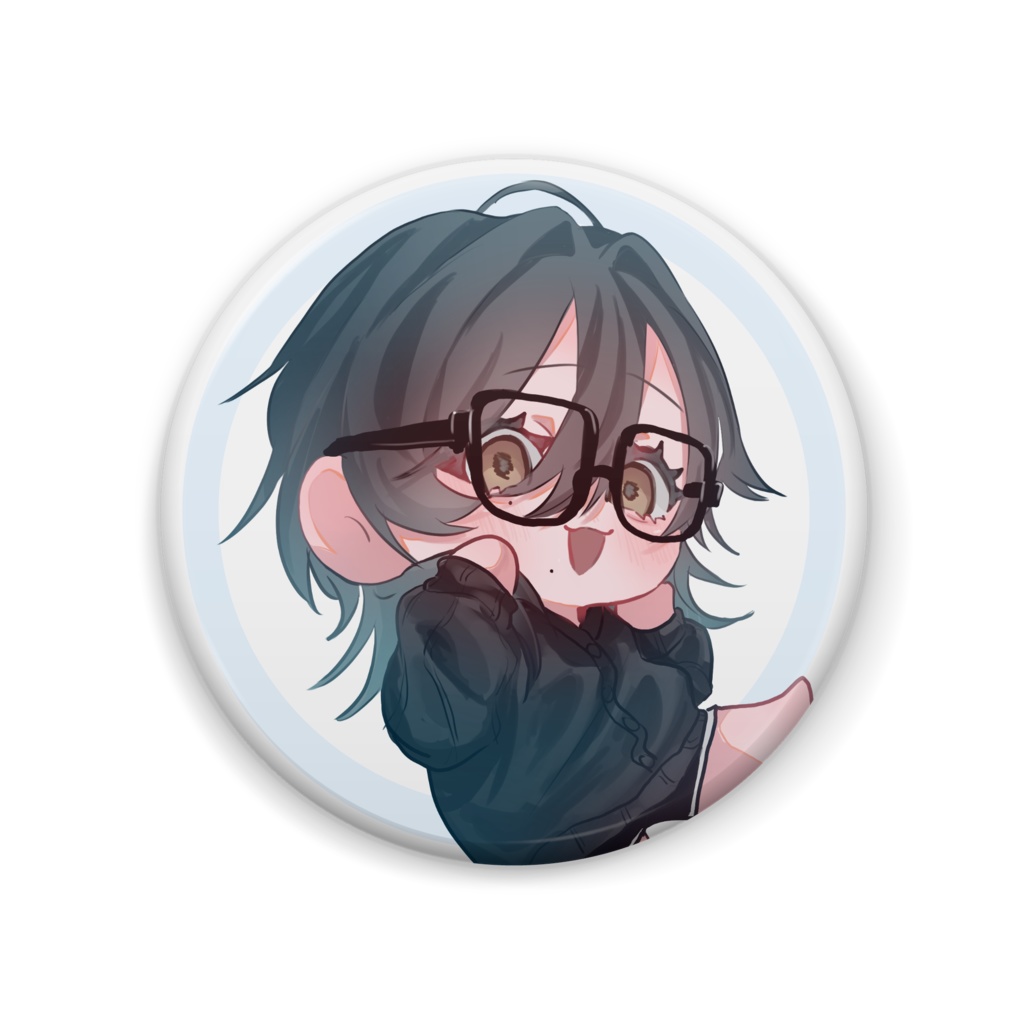 リアルビジュ　缶バッヂ