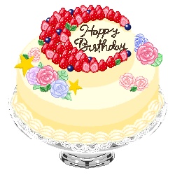 ピクスク会場素材・特大ケーキ