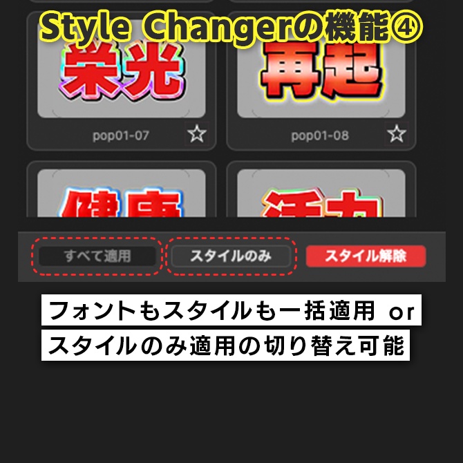 【Photoshop用】拡張パネル2種セット(テキストスタイル&フォントカタログ)【PSB01】