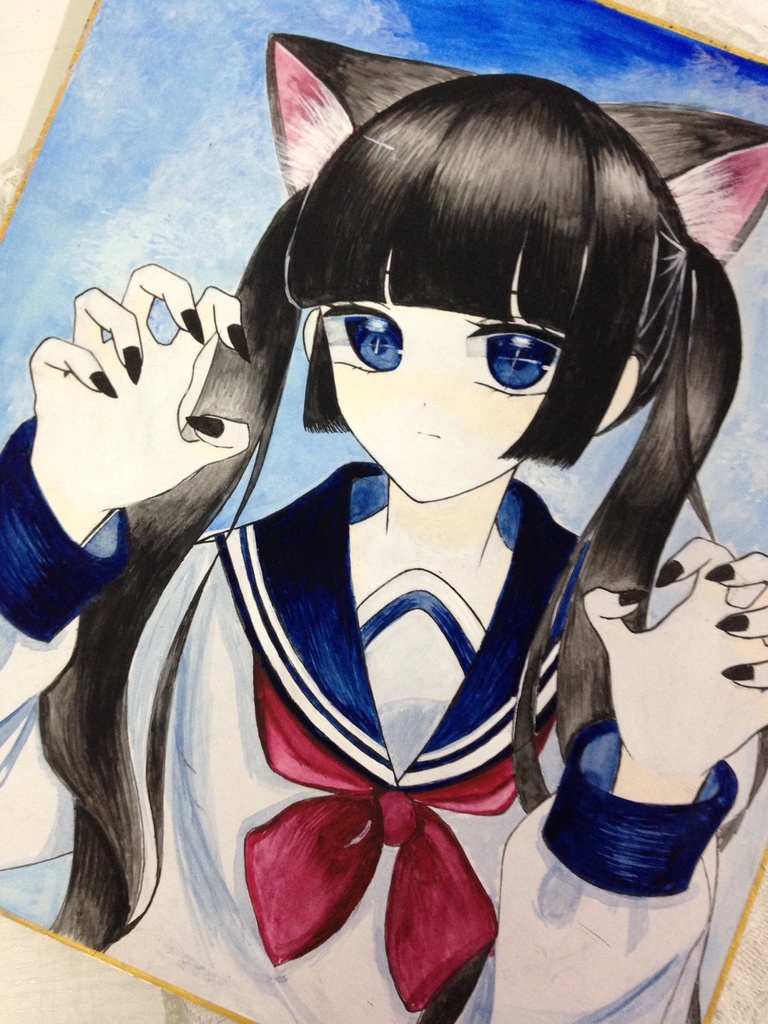色紙【大】原画イラスト