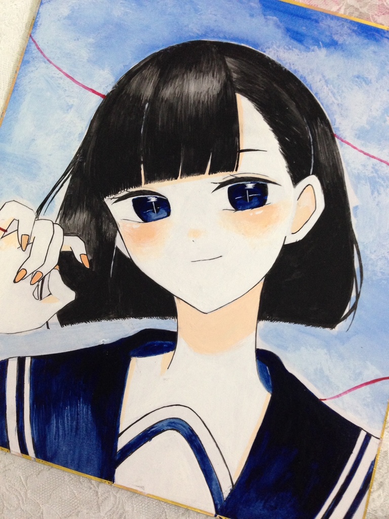 色紙【大】原画イラスト