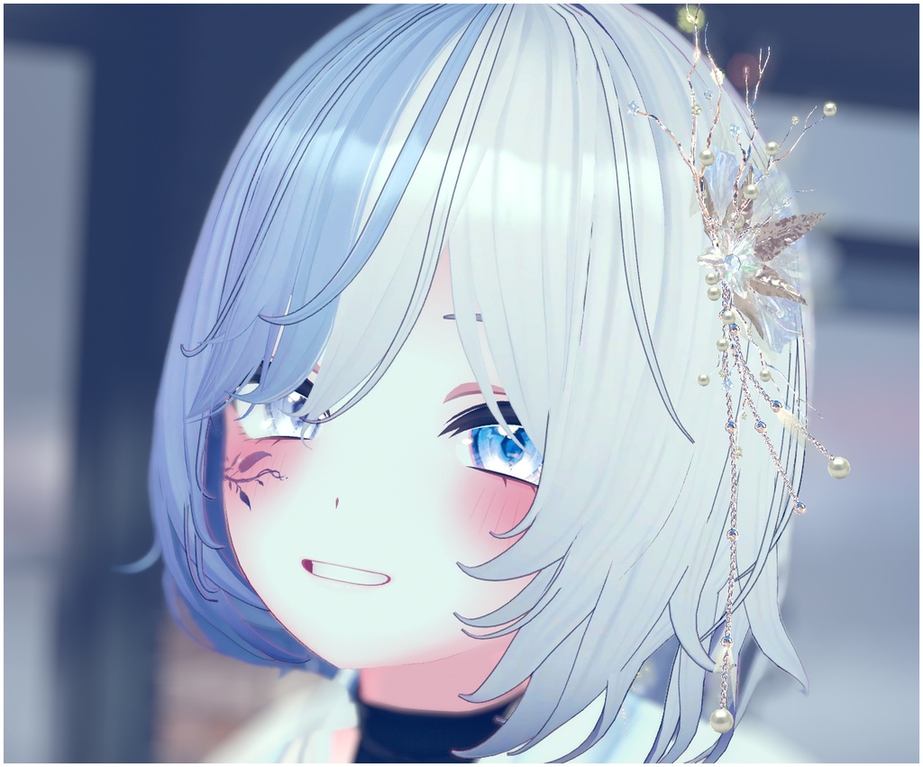 『Coral Flower🌸』Harirpin+earingヘアピンイヤリング