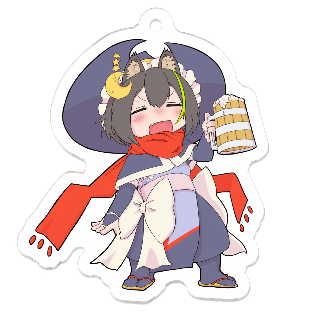 乾杯メラニカ アクリルキーホルダー