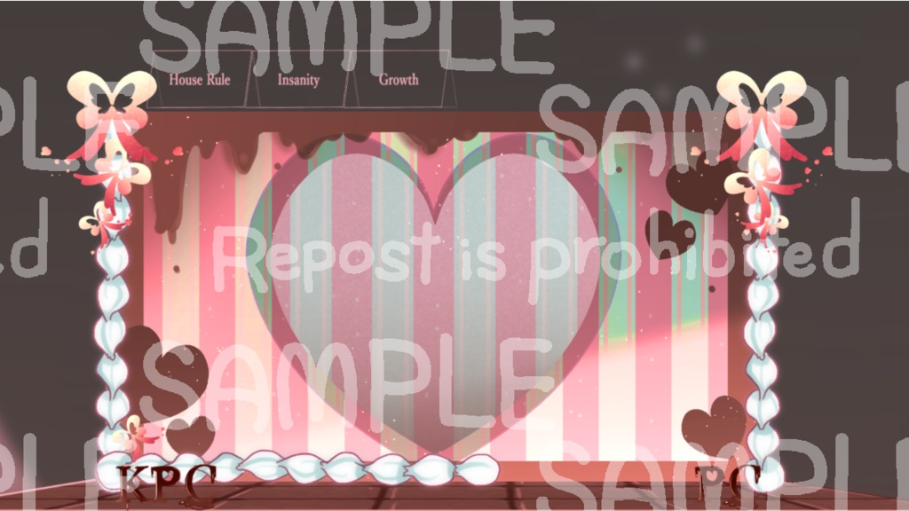 【これ1個で解決!】バレンタインにぴったり!メルヘン可愛いお部屋素材セット_zip付き【ココフォリア向け】