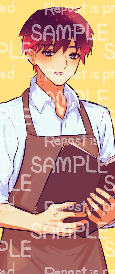 【無料】エプロンおにいさん/おねえさん【立ち絵素材】