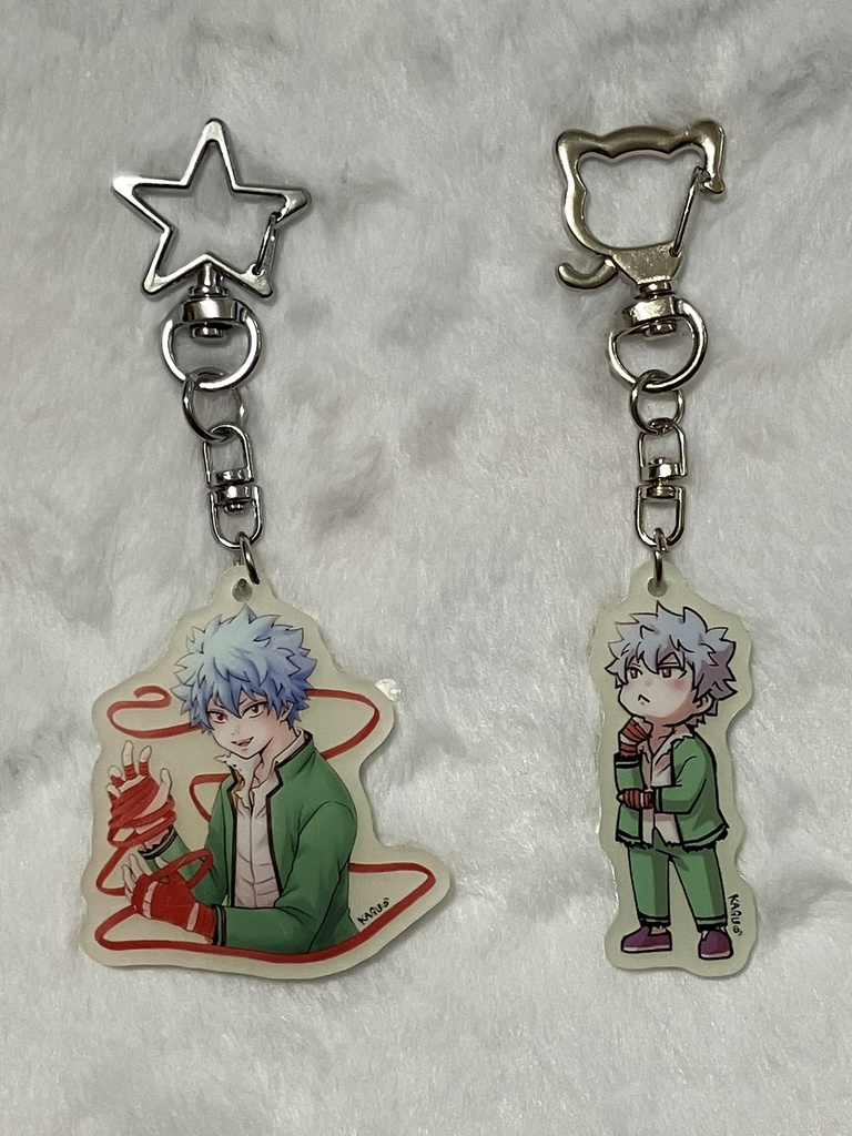 蓄光アクリルキーホルダー