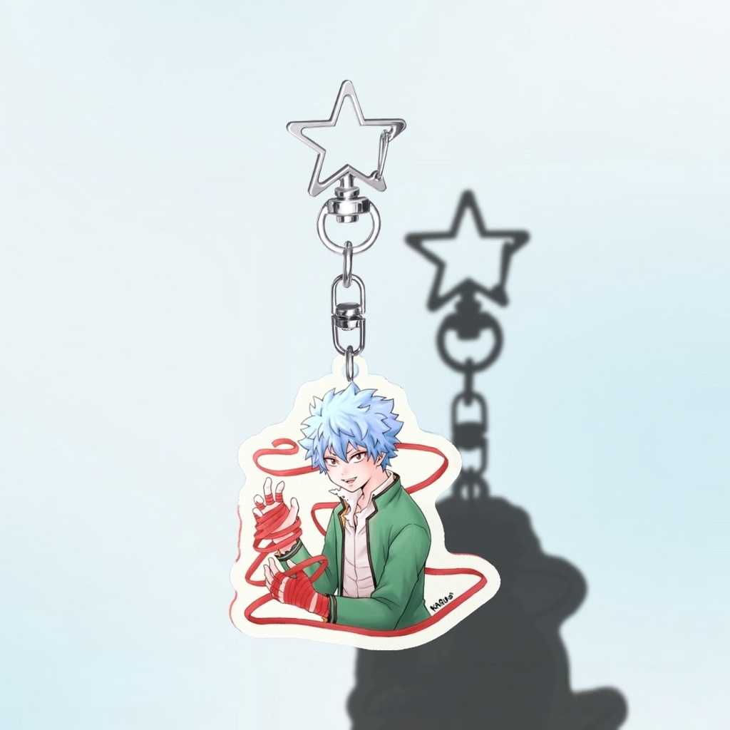 蓄光アクリルキーホルダー