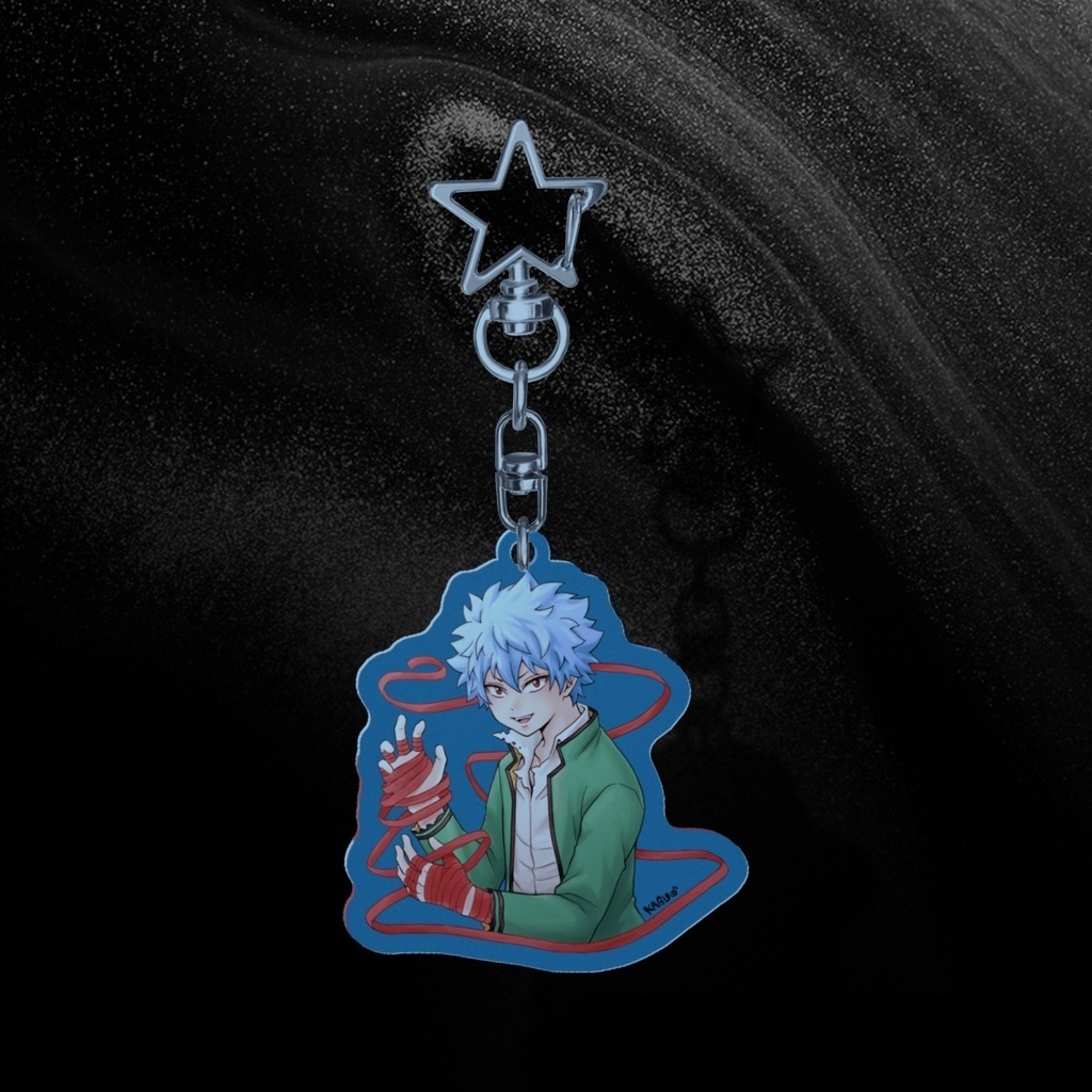 蓄光アクリルキーホルダー