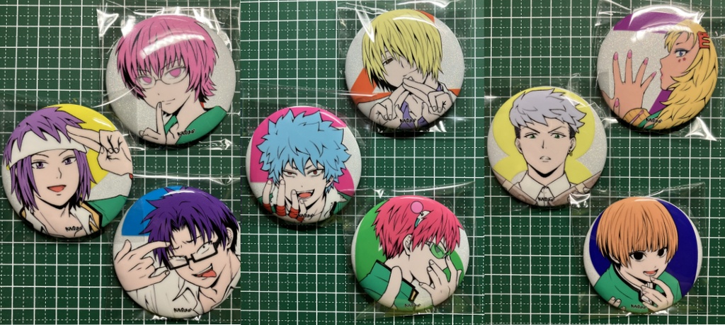 キラキラ缶バッジ