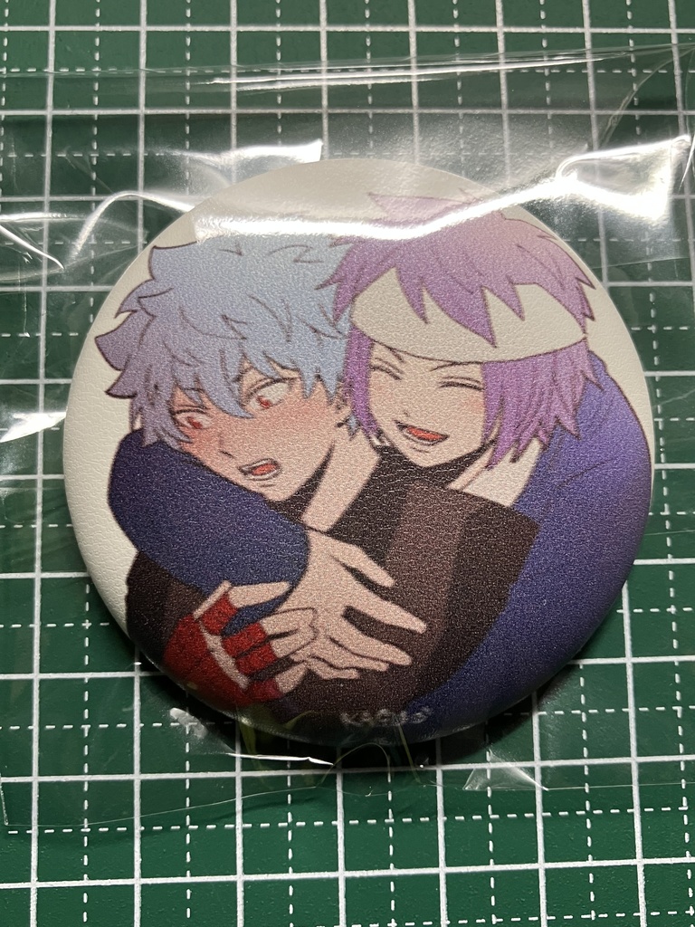 PUレザー缶バッジ