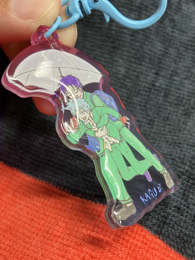 窪海 相合傘キーホルダー