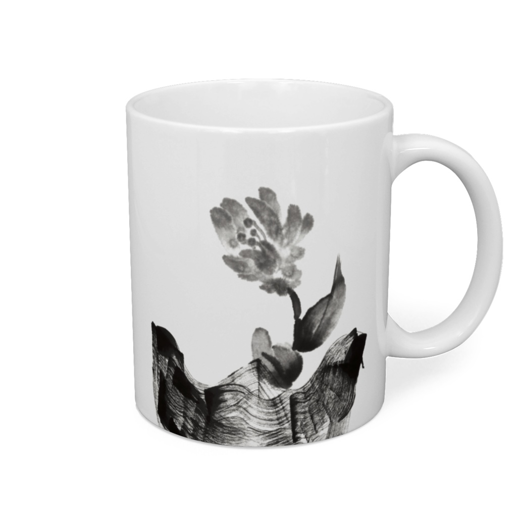 mocco sumie flower mug