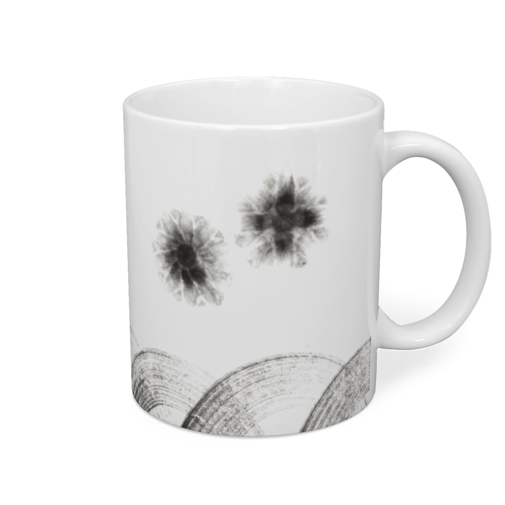 mika sumie flower mug