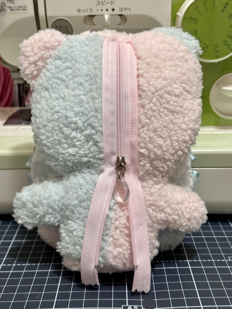 16cmぬい服 おすわり着ぐるみ くま