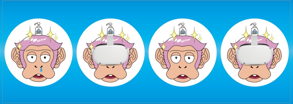 マスキングテープ 猿頭トリートメント 顔ループ