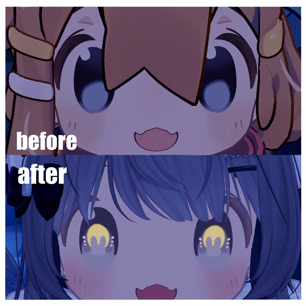 〖無料配布2アバター対応〗お月見アイテクスチャ