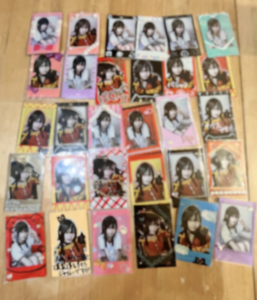 めぐみん　ランダム落書きチェキ　コンプリートセット