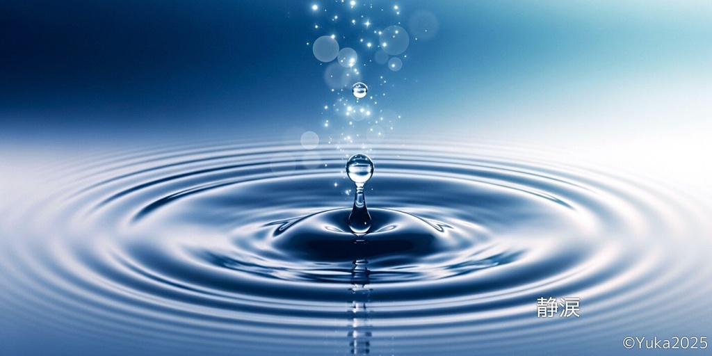 静涙 一揺らぎの中で息をするしずく一