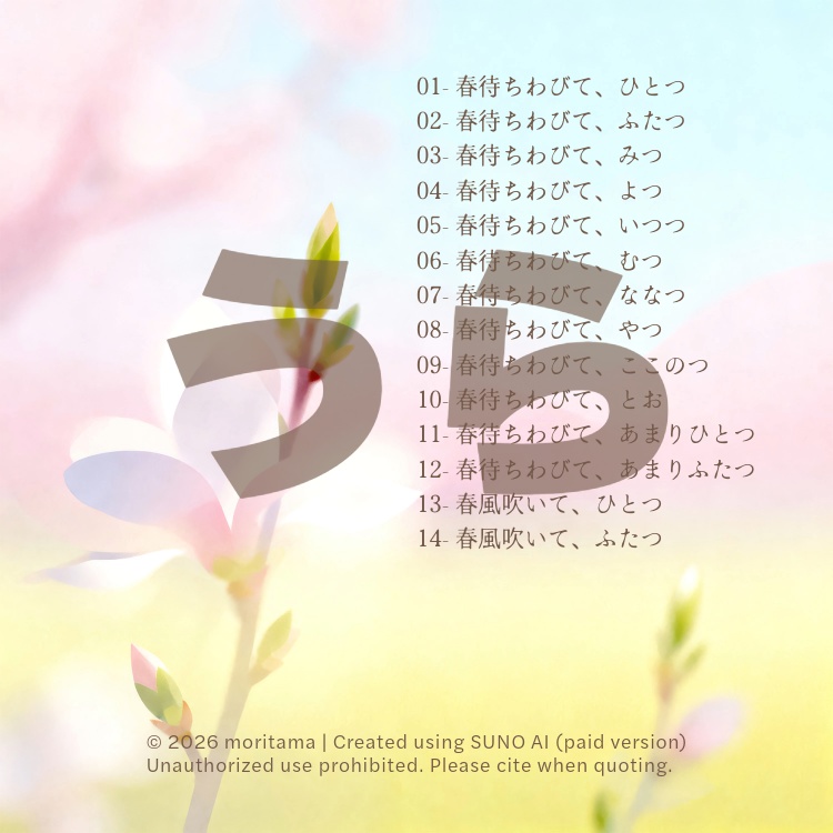 春待ちわびて #music