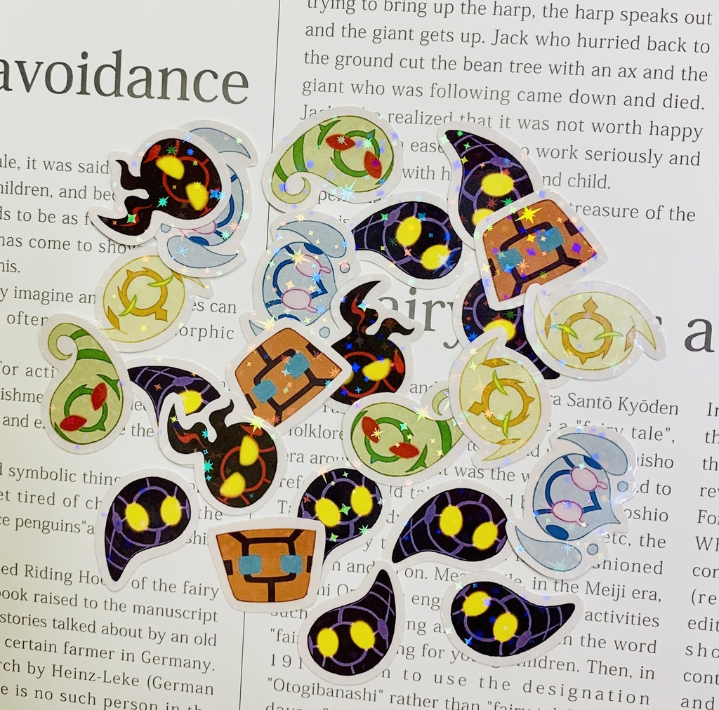 YGOキラキラフレークシールセット