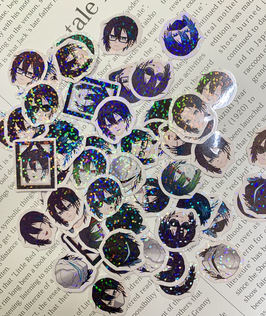 2434 キラキラフレークシール