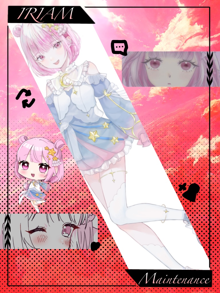 IRIAMメンテ中素材⛅️