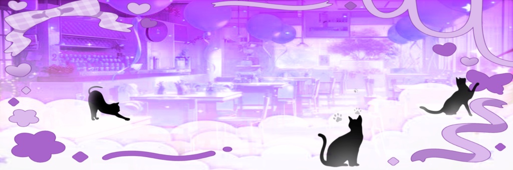 企画作成🎁猫メイドXヘッダー