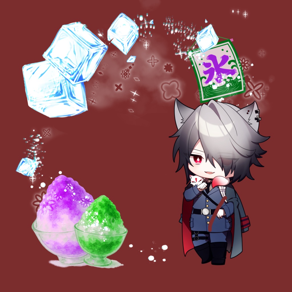 企画作成✨かき氷アイコンリング🍧🧊