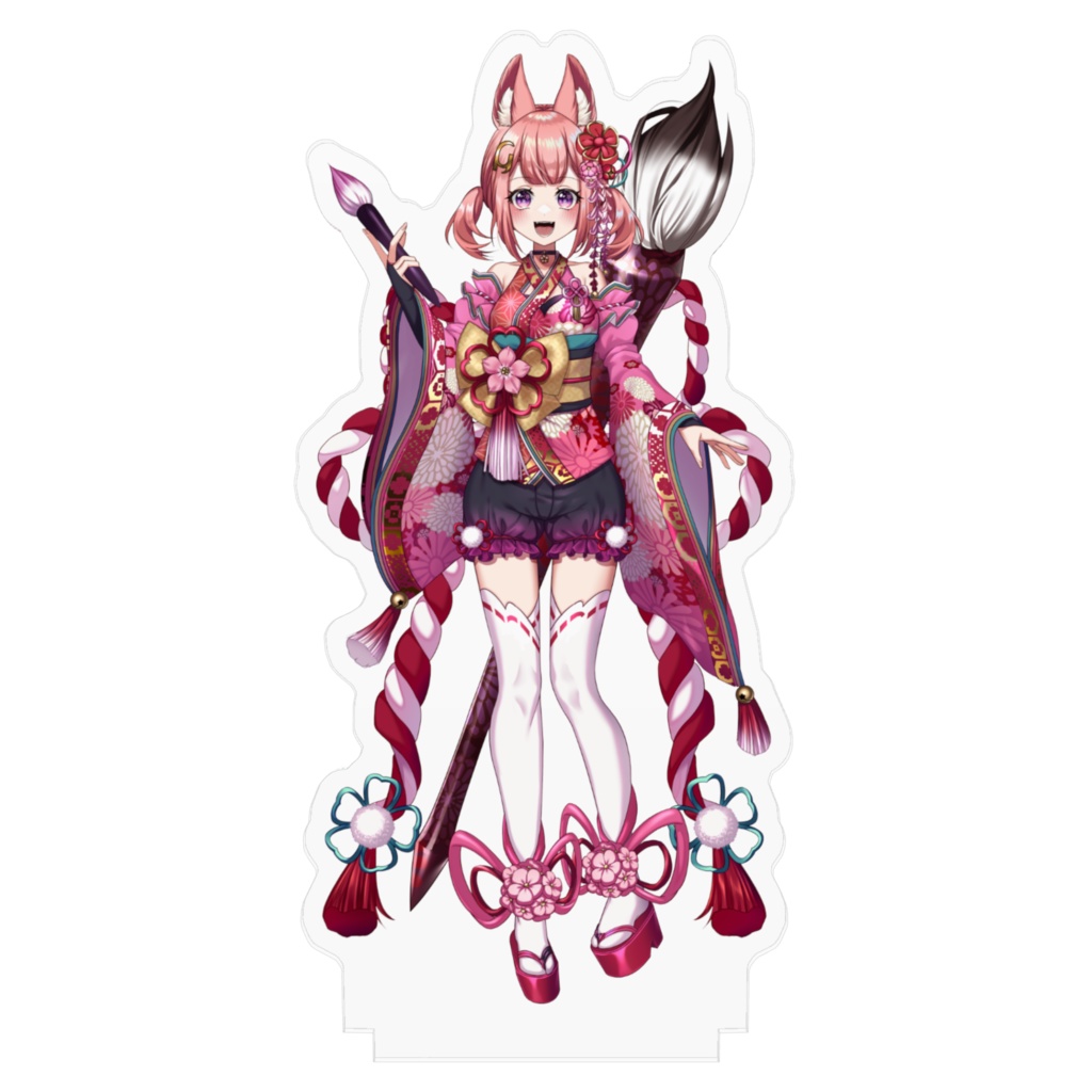 花埜いろは🦊💐⛩アクリルフィギュア(立ち絵)