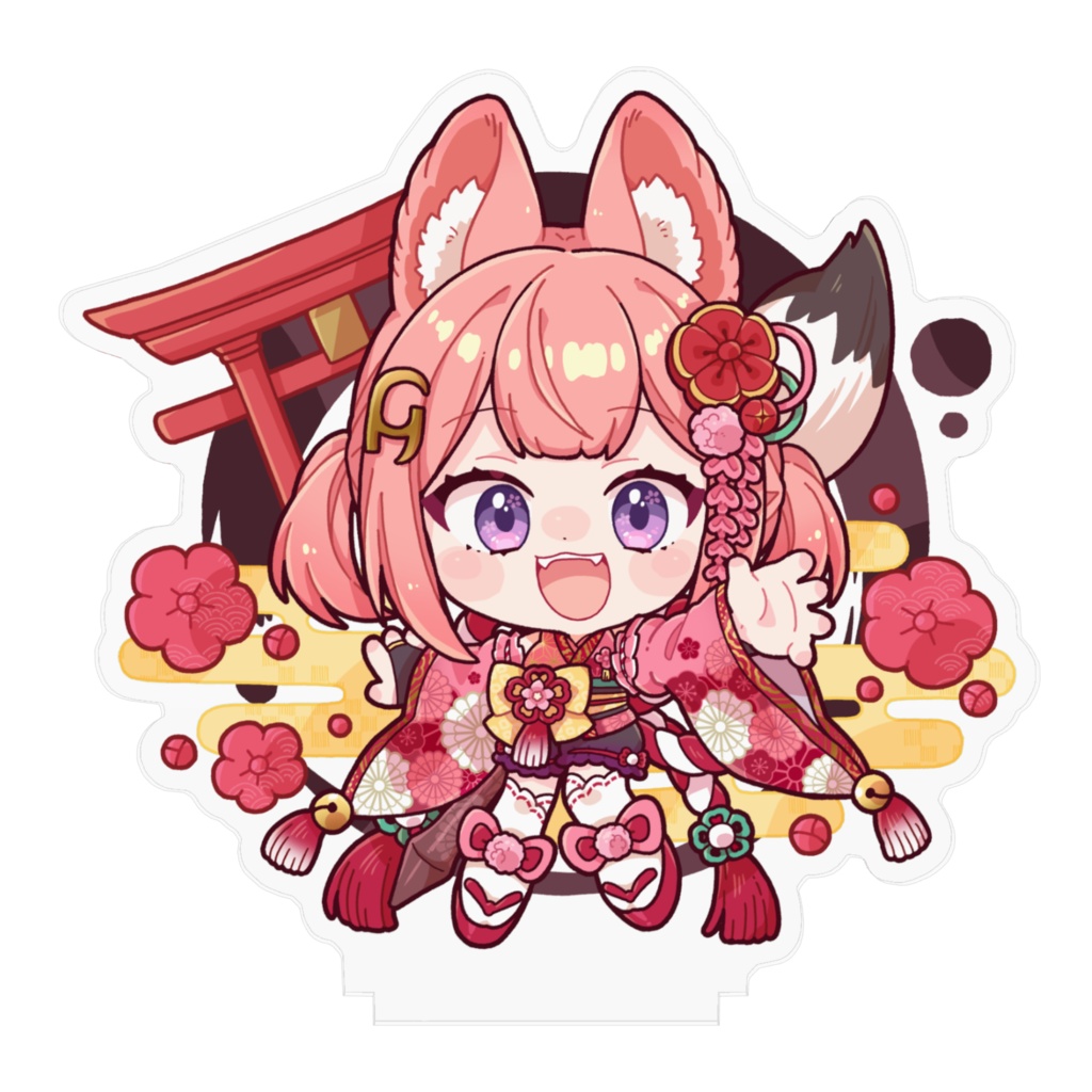 花埜いろは🦊💐⛩アクリルフィギュア(SD)