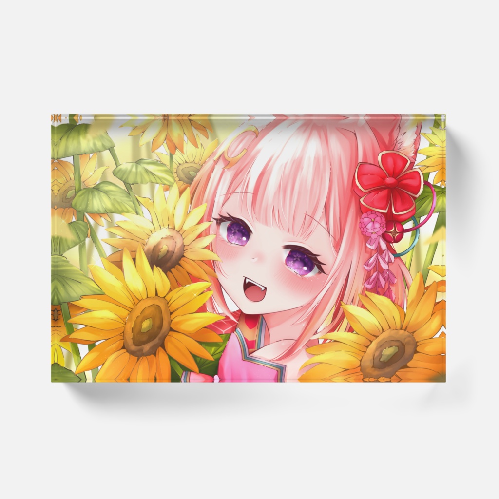 花埜いろは🦊💐⛩アクリルブロック(赤だるま様)