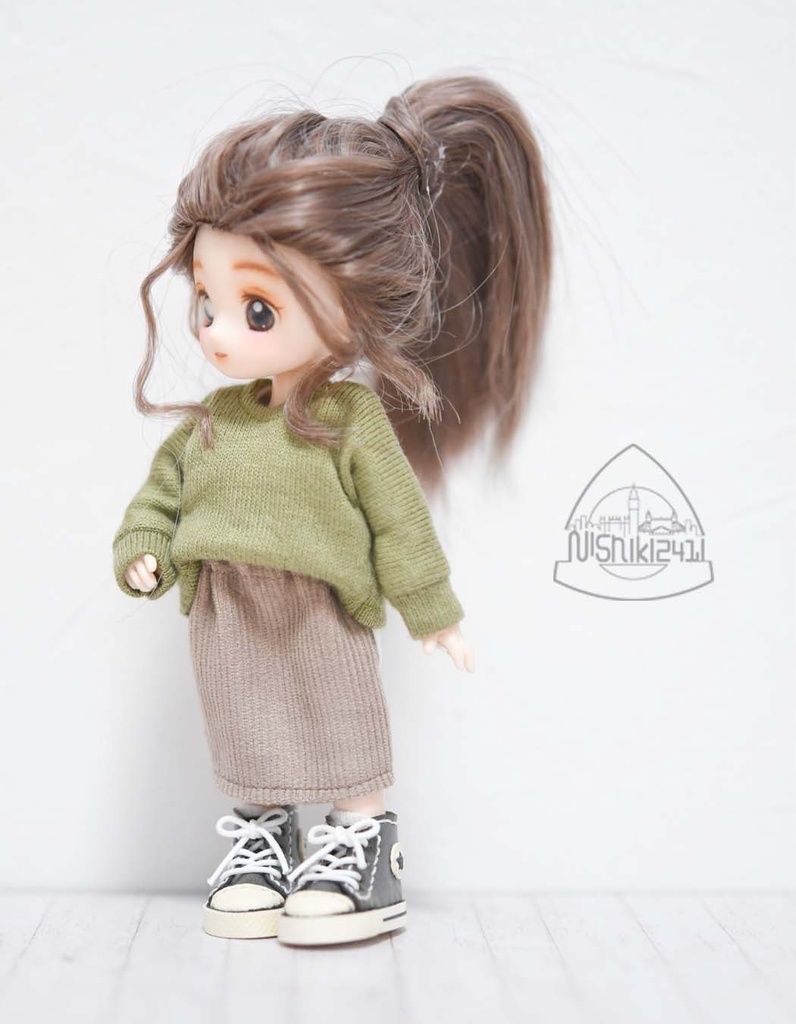 コーデュロイストレートスカート