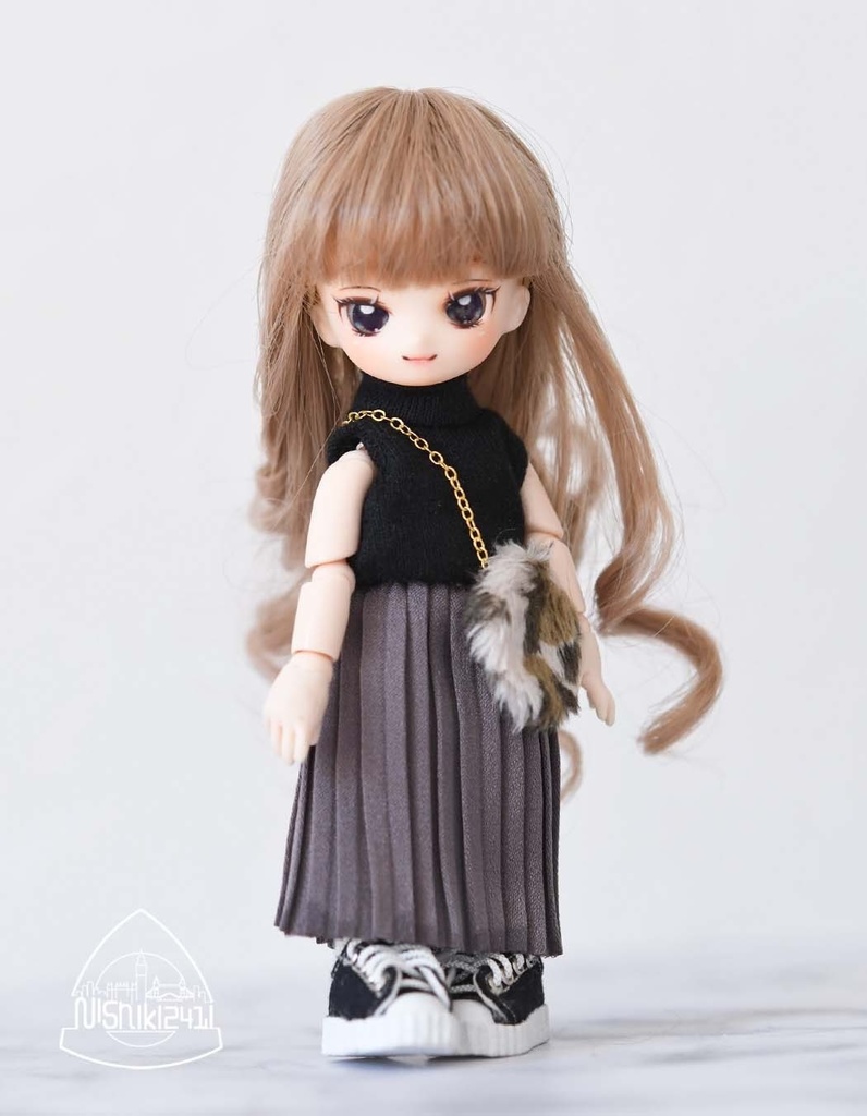 ロングプリーツスカート