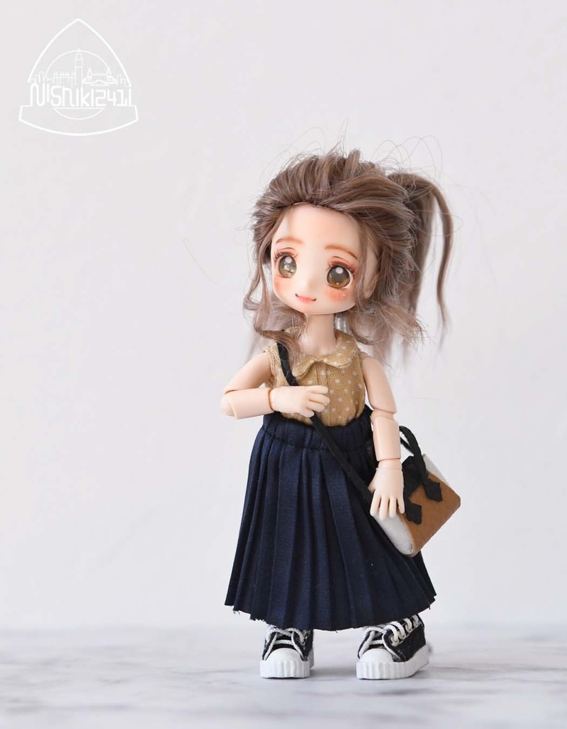 ロングプリーツスカート