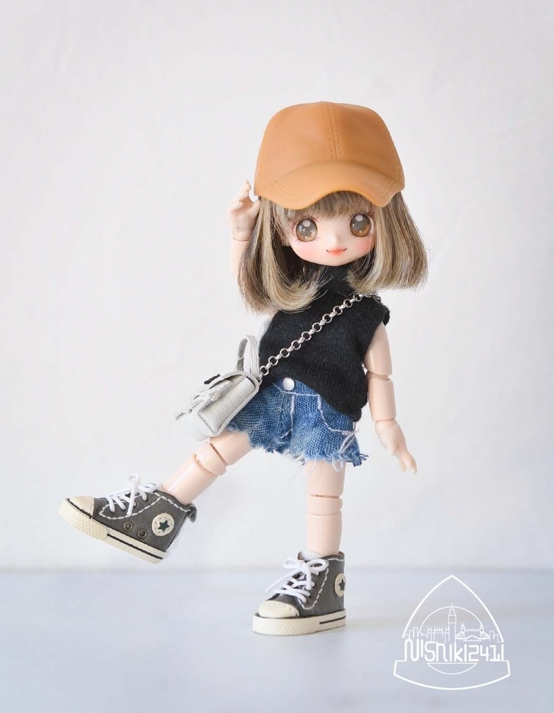 ノースリーブタートルネック