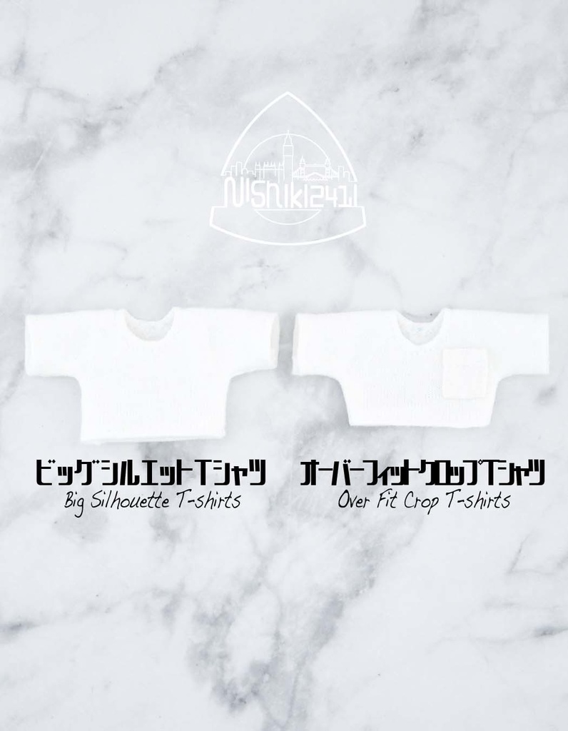 オーバーフィットクロップTシャツ
