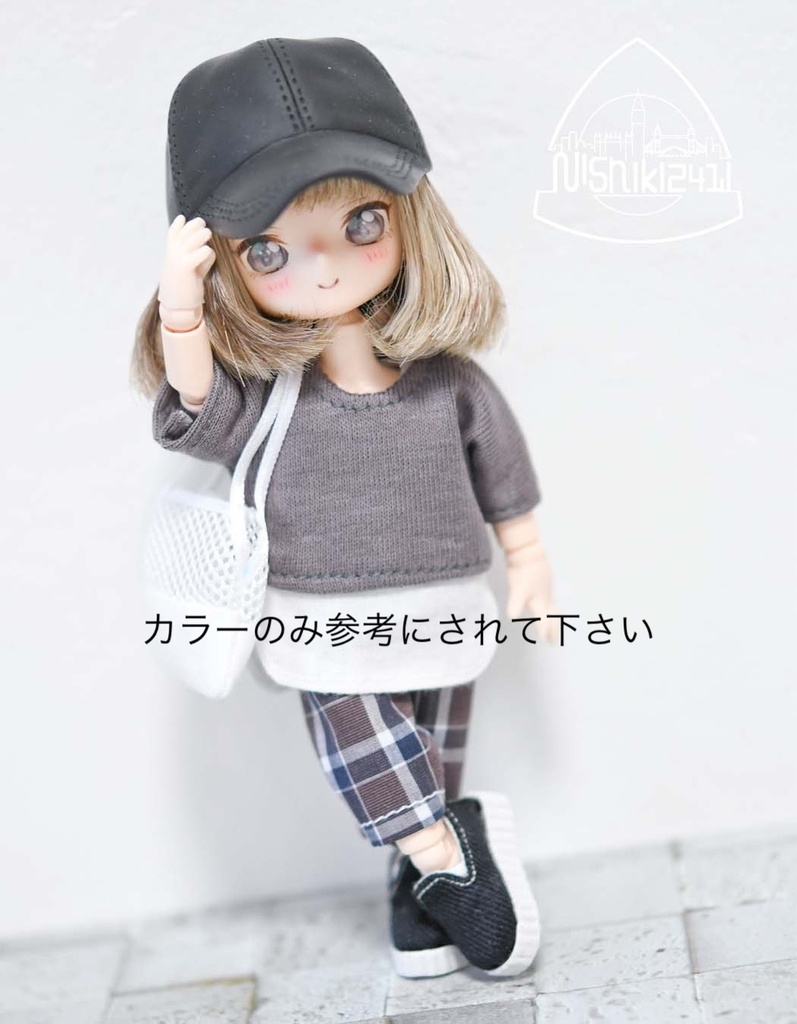 オーバーフィットクロップTシャツ