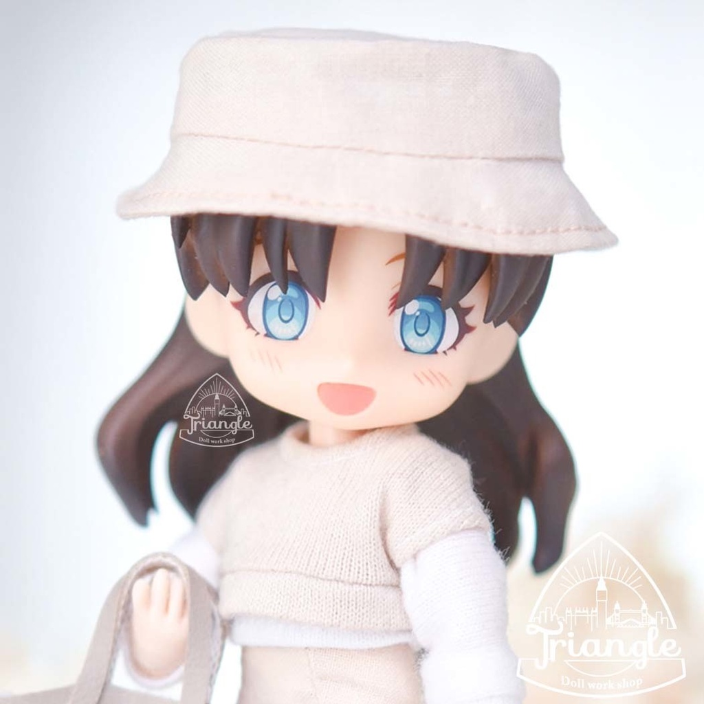 バックリボンバケットハット