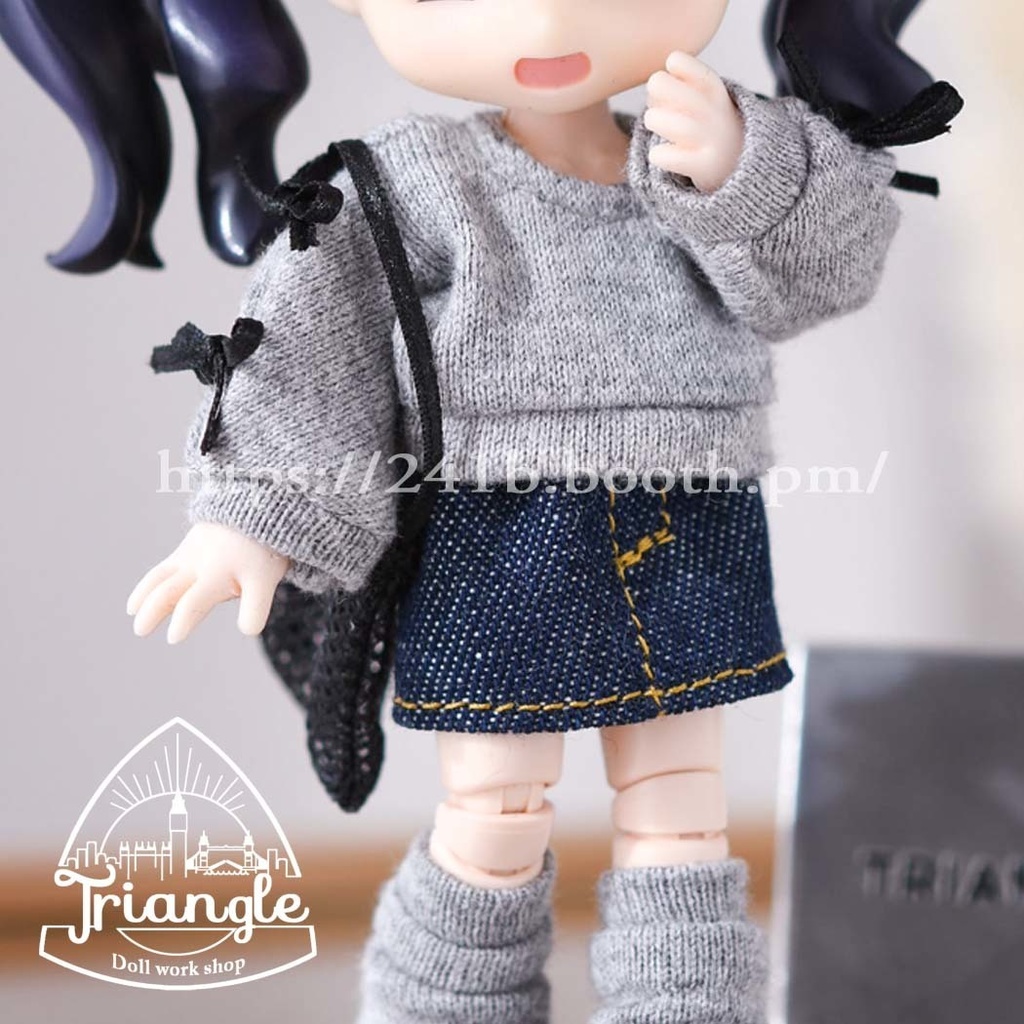 スリーブリボントップス