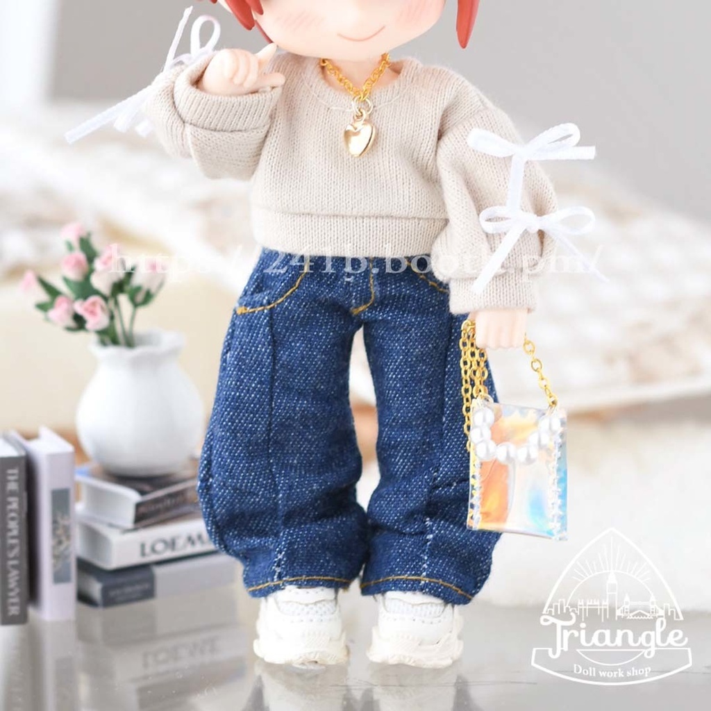 バレルレッグワイドデニム