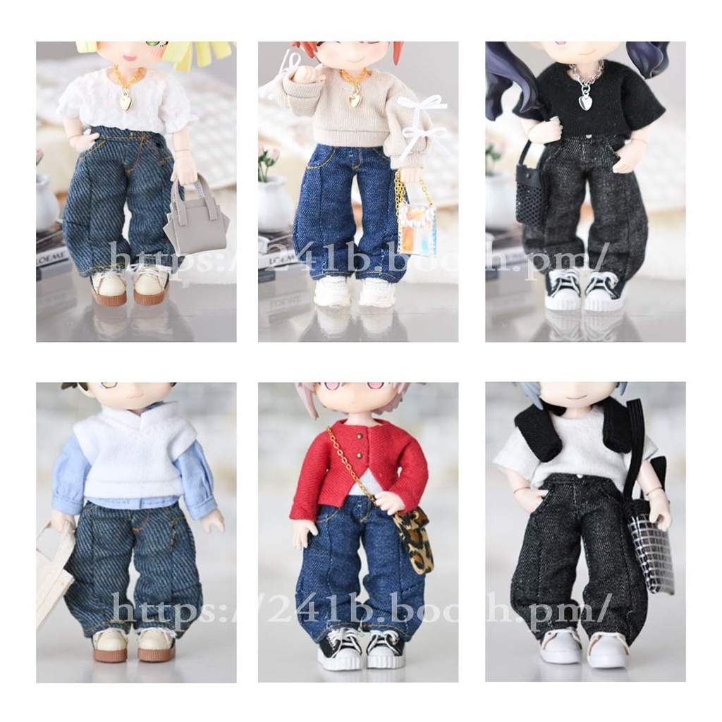 バレルレッグワイドデニム