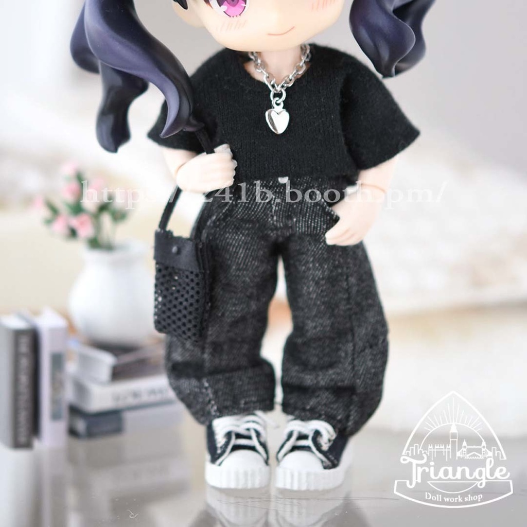 バレルレッグワイドデニム