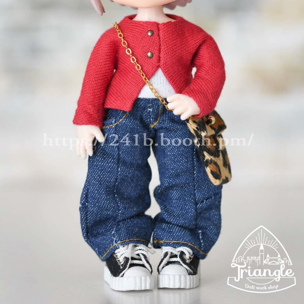 バレルレッグワイドデニム