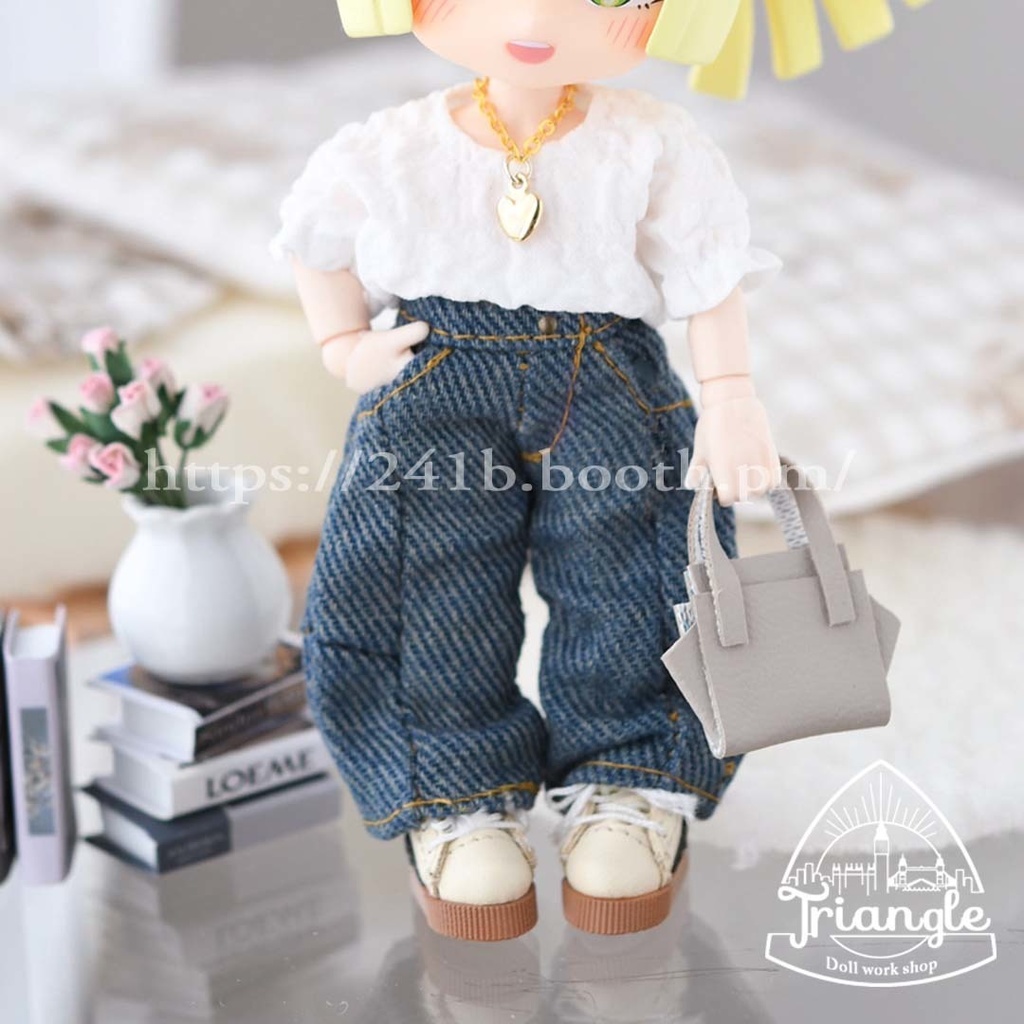 バレルレッグワイドデニム